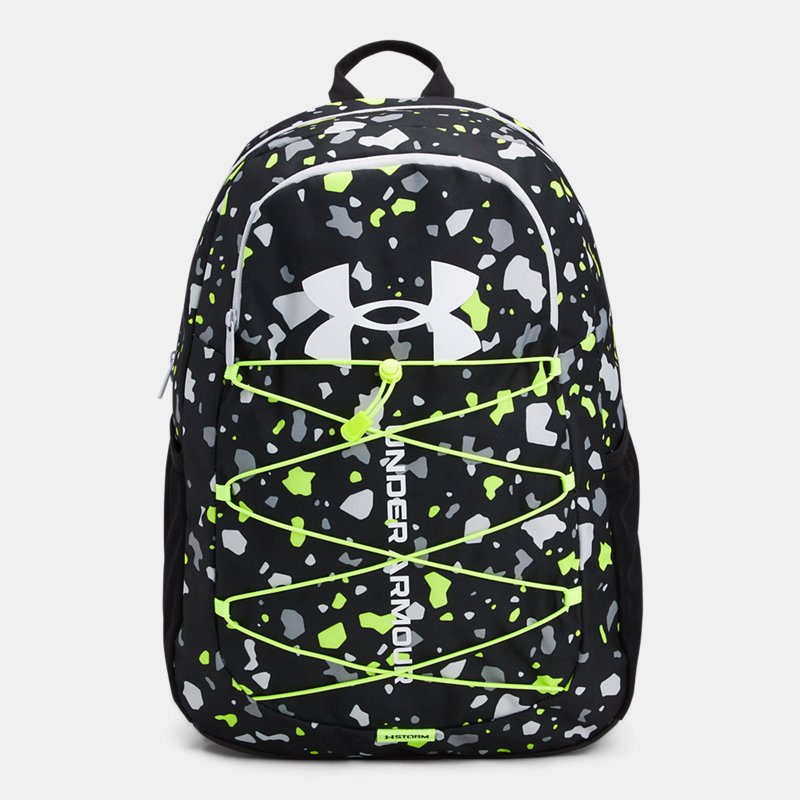 Under Armour Hustle Sport Backpack High Vis Yellow / Black / White One Size